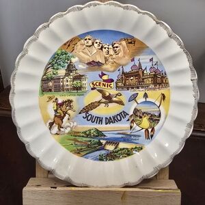 South Dakota Scenic Souvenir Plate